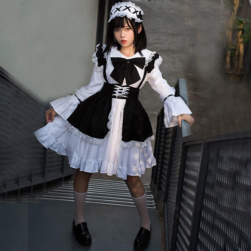 Amazon.co.jp: YIUHK メイド服 ロリータ コスプレ ハロウィン